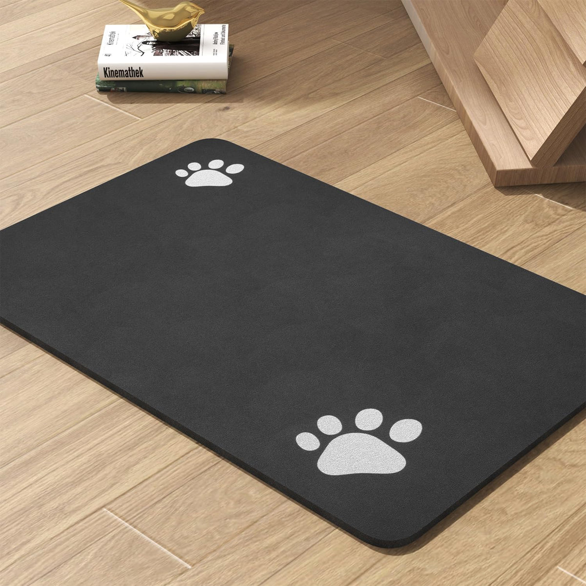 Pet Feeding Mat-Absorbent Dog Mat for Food and Water Bowl-No Stains Quick Dry Water Dispenser Mat-Dog Accessories Pet Supplies-Bowl for Messy DrinkersBeige,17"x28" - Image 9
