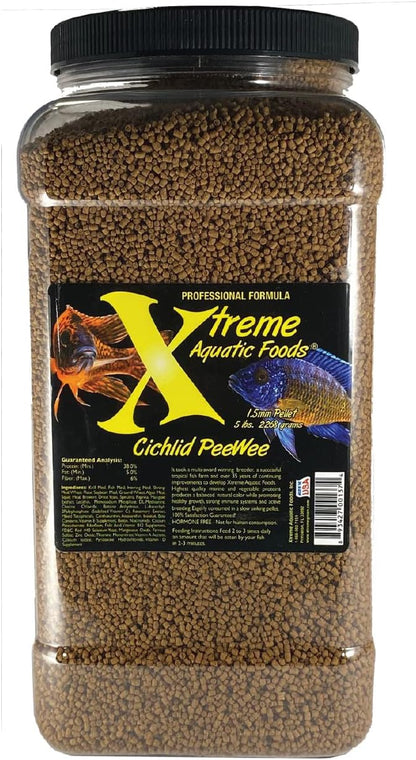 Xtreme Cichlid Peewee 1.5 mm Pellets - Proven Nutrition for Cichlids - Balanced Amino Acids, Boost Immune & Digestive Health, Color & Energy, Max Protein Freshwater Fish Food - USA Farm Grown (20oz) - Image 11