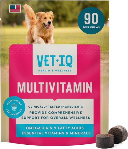 VetIQ 8-in-One Multifunctional Supplement for Dogs, Supports Hip & Joint, Urinary Tract, Immune System, Skin Health and Heart Health, Soft Chews, Made in the USA, 60 Count - Image 10