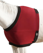 Harrison Howard horse shoulder protector guard fitted under a stable blanket.