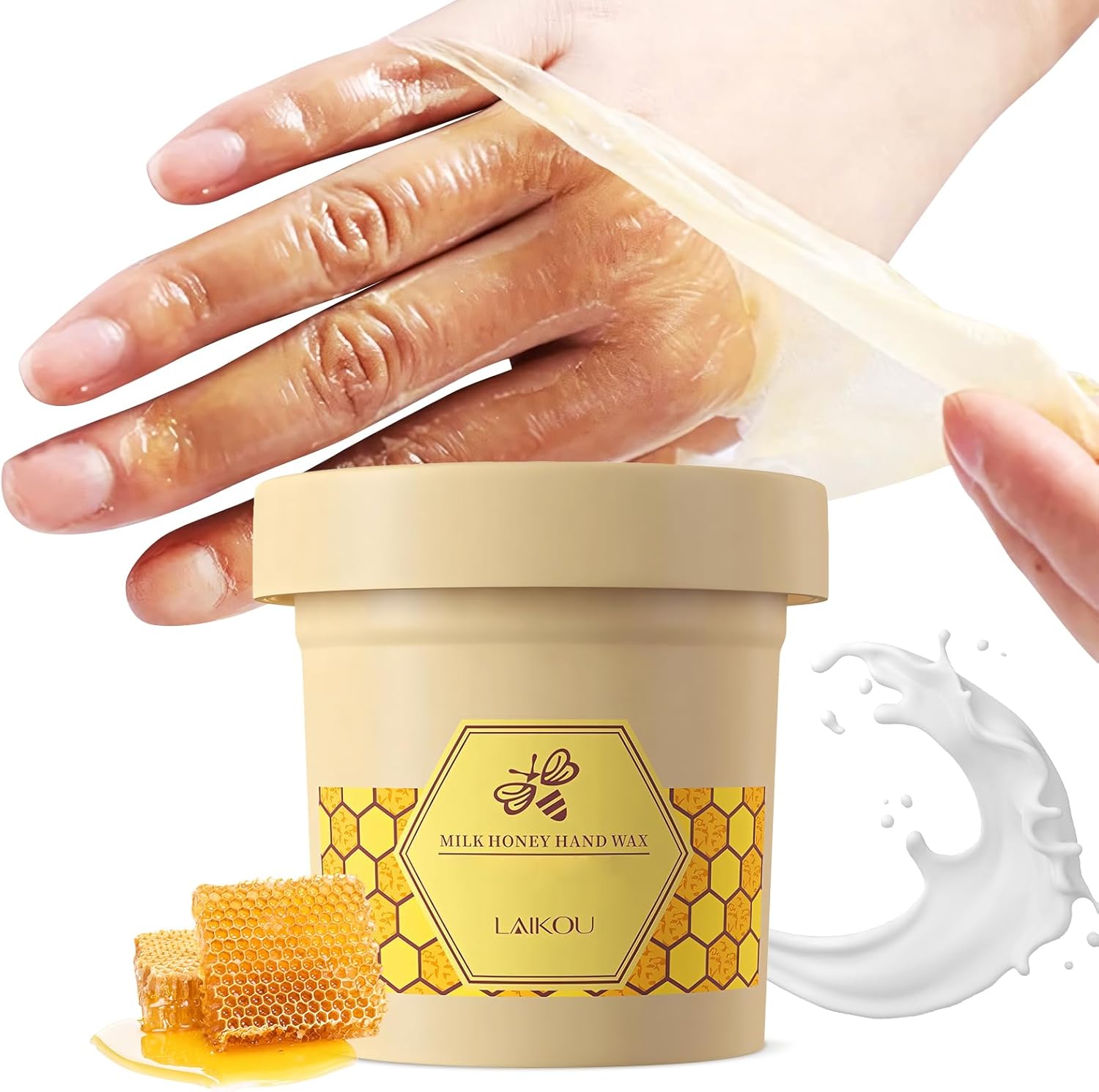Enakshi Yiowcoo Honey Milk Wax Hand Mask front view