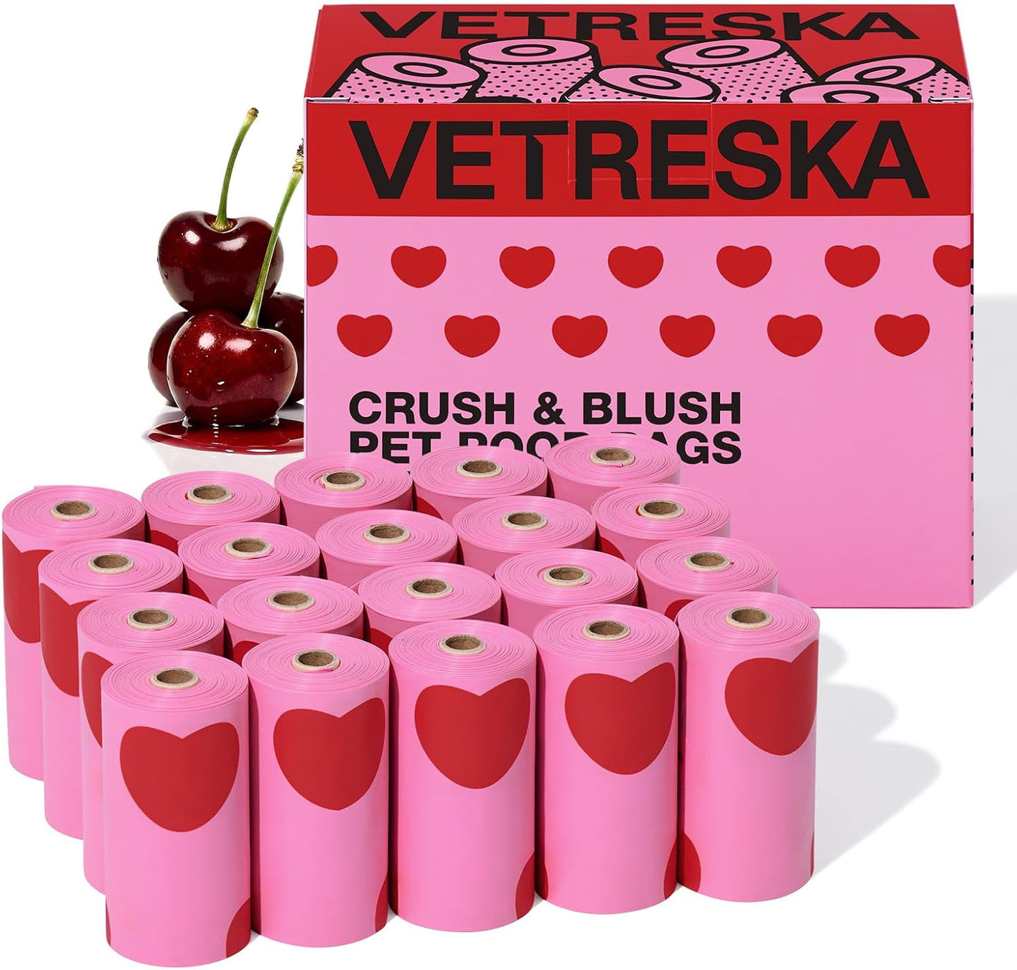 VETRESKA Dog Poop Bags with Dispenser, Lavender Scented, Guaranteed Leak Proof and Extra Thick Pet Waste Bags for Walking Dog and Cats Litter, 1 Bag Holder and 105 Bags (7 Refill Rolls) - Image 10