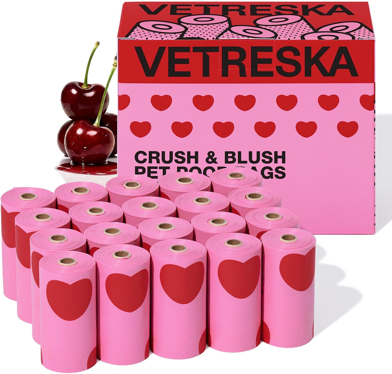VETRESKA Dog Poop Bags with Dispenser, Lavender Scented, Guaranteed Leak Proof and Extra Thick Pet Waste Bags for Walking Dog and Cats Litter, 1 Bag Holder and 105 Bags (7 Refill Rolls) - Image 10