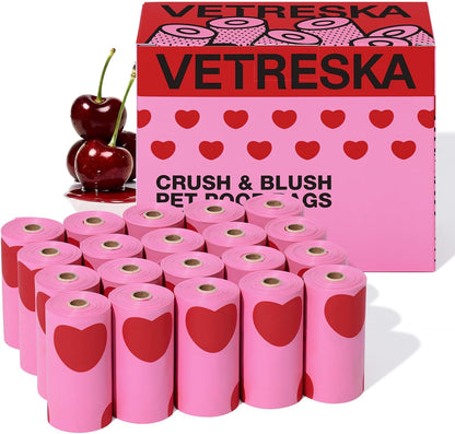 VETRESKA Dog Poop Bags with Dispenser, Lavender Scented, Guaranteed Leak Proof and Extra Thick Pet Waste Bags for Walking Dog and Cats Litter, 1 Bag Holder and 105 Bags (7 Refill Rolls) - Image 10