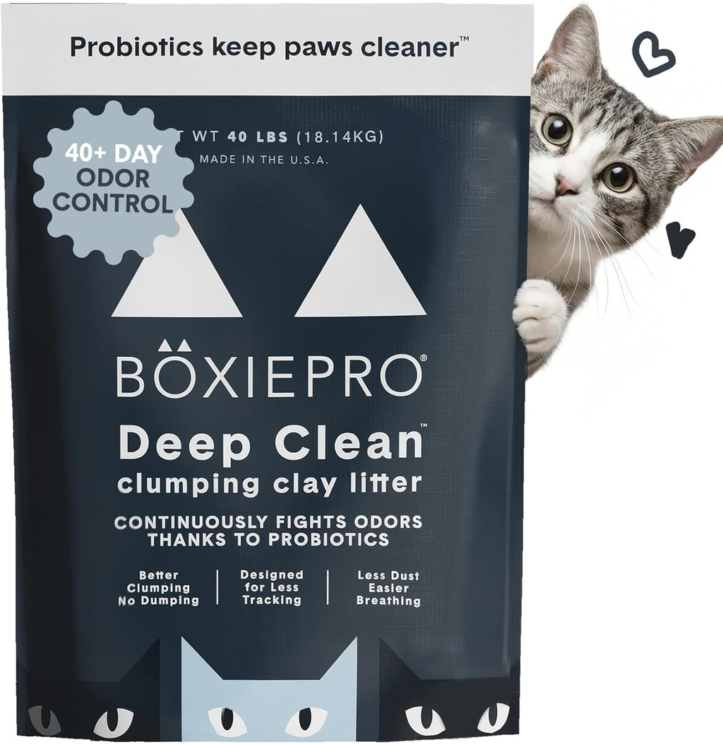 Boxie Probiotic Cat Litter, 40 Day Odor Control, Clumping Clay Kitty Litter, Odor Eliminating Probiotics, Dust-Free, No Fragrances No Fillers, 16 lb - Image 12