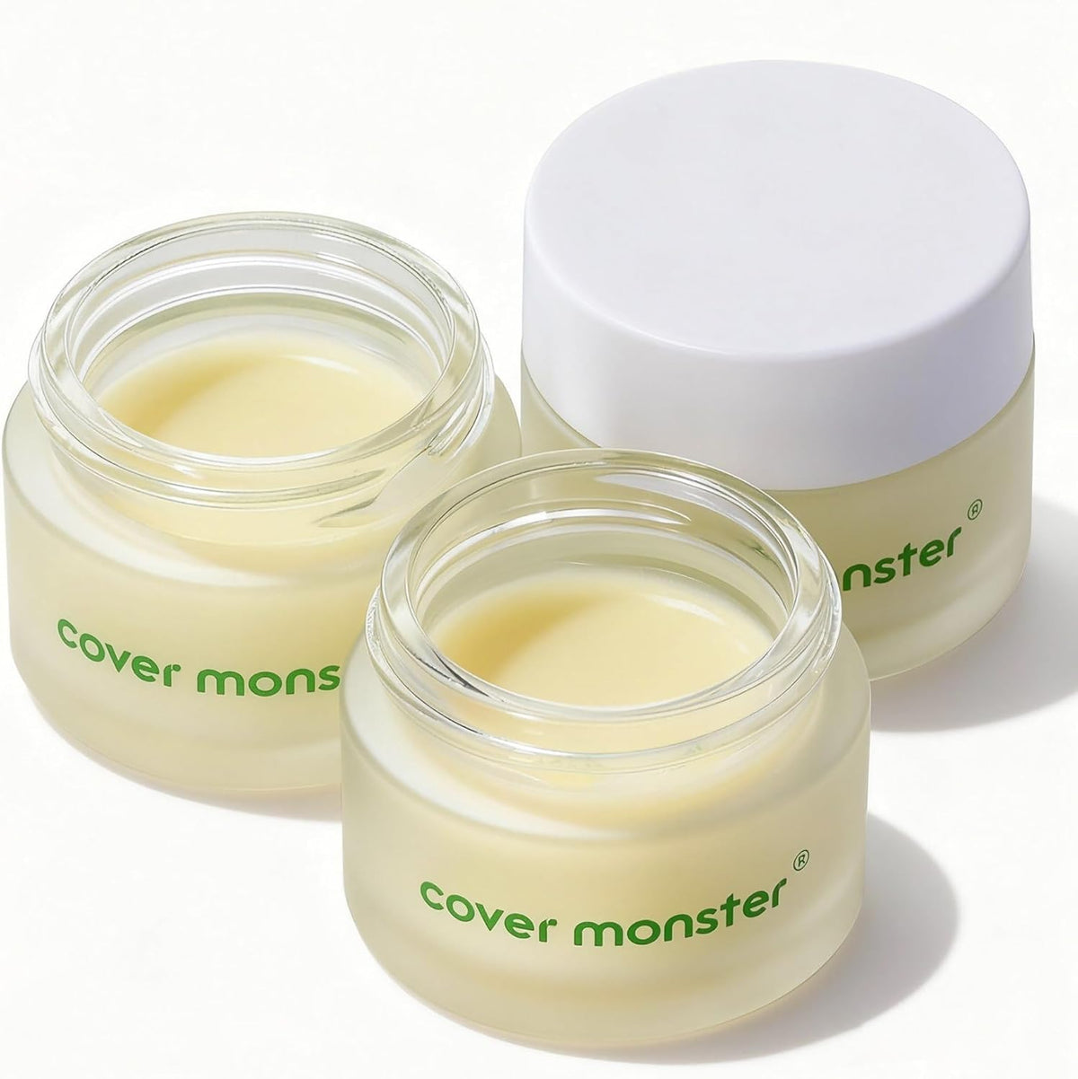 Cover Monster Nourishing Cleansing Balm front view jar packaging