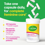 Culturelle women health probiotic capsule close up