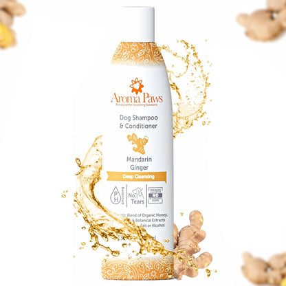 Dog Shampoo and Conditioner - Aromatic Tearless Shampoo for Cleansing, Grooming, and Conditioning - Moisturizing Shampoo for Dogs and Puppies - Lavender Chamomile 13.5 oz - Image 14