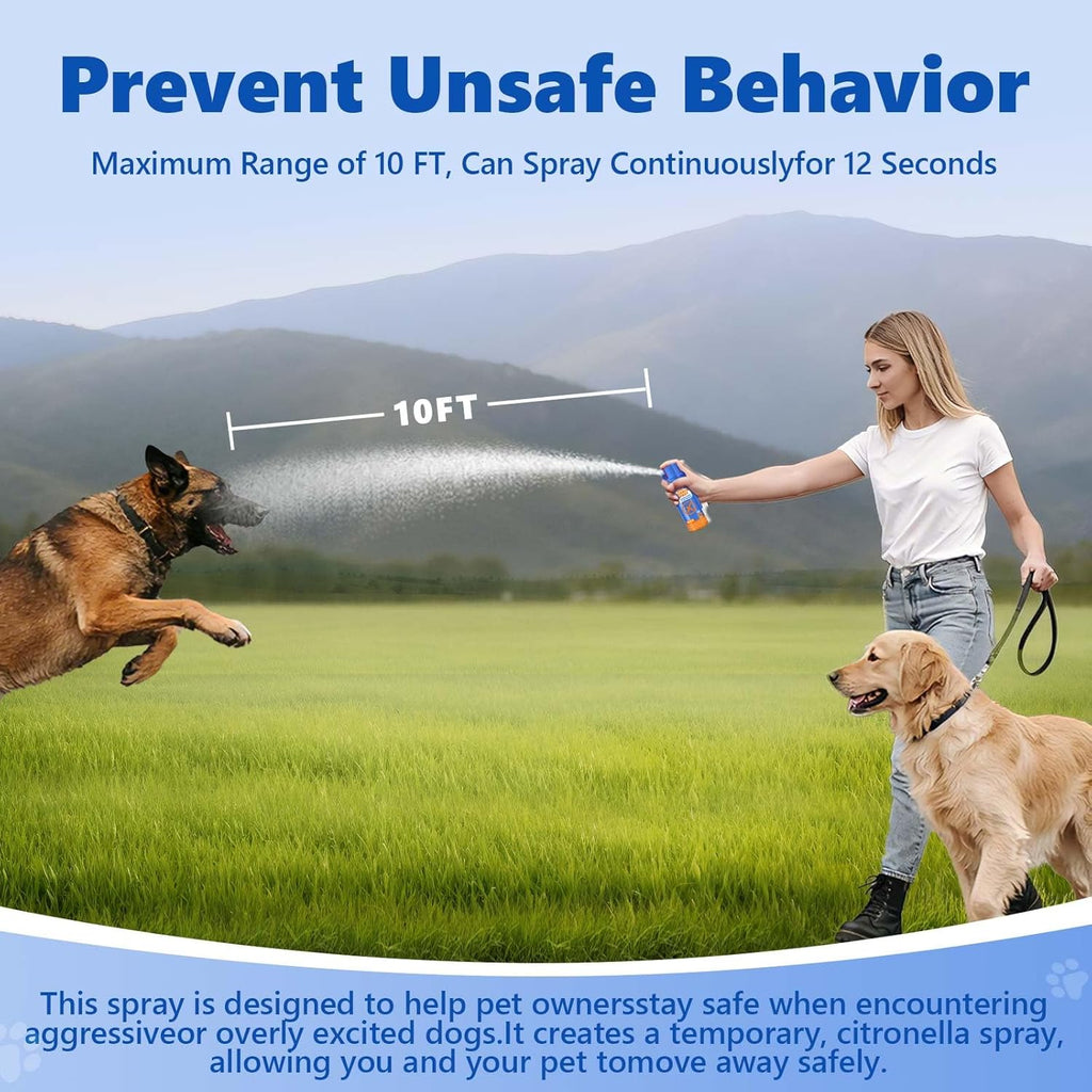 Outdoor lifestyle shot of person using Genolix spray on a walk