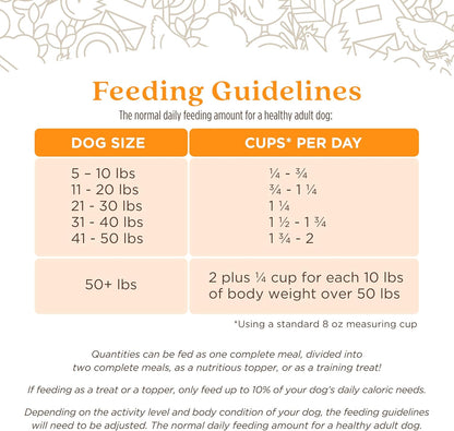 Premium human grade air dried dog food bag by Full Moon displayed on a clean surface.
