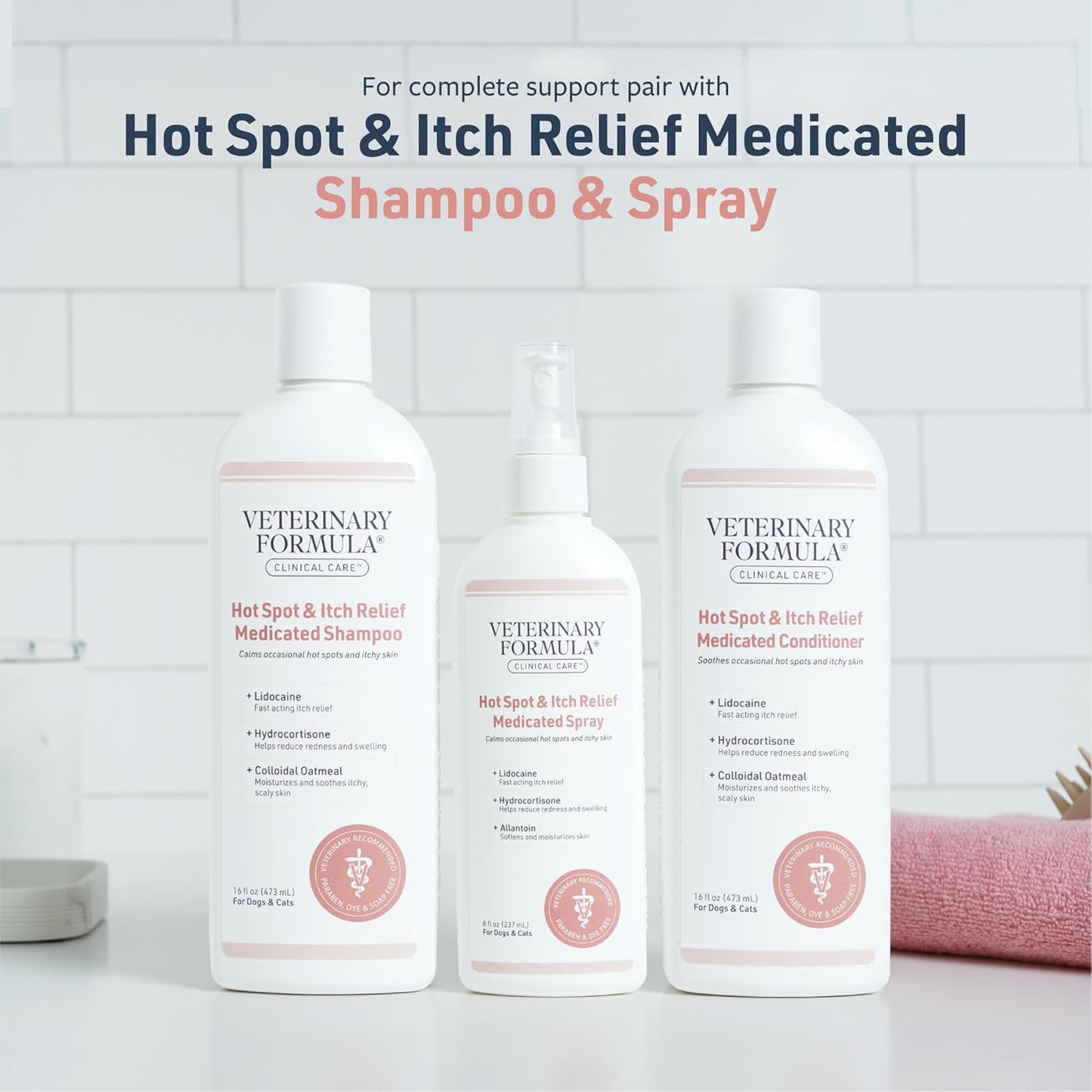 USA imported Veterinary Formula hot spot conditioner with colloidal oatmeal