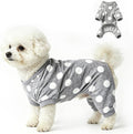 Axxlern Design small dog pajamas front view on dog