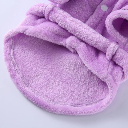 Folded Petyoung quick drying pet towel for travel