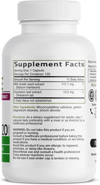 Bronson Milk Thistle Silymarin Marianum & Dandelion Extract, 120 Capsules - Image 2