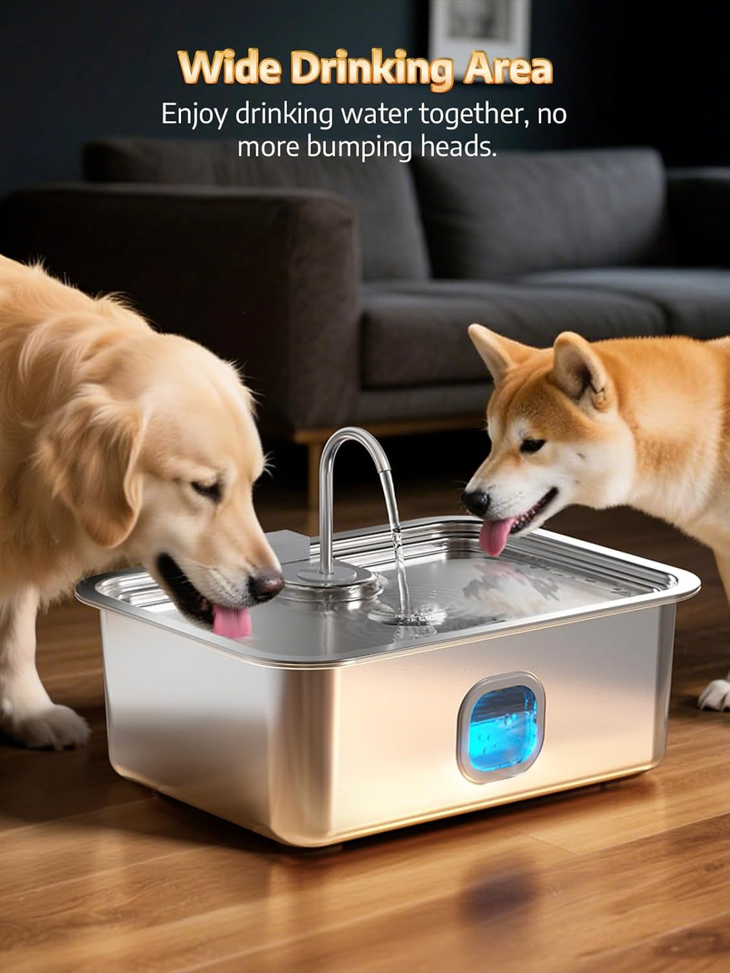 Internal 4-layer filter system for Mailofy pet fountain
