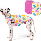 KYEESE 2Pack Dog Shirt, Lightweight Sun Protection Dog T Shirts for Small Dogs Boy Girl, Breathable Mesh Tank Top Sleeveless Pet Reflective Vest, Soft Summer Dogs Clothes, Flamingo+Blue, M - Image 10