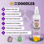Authentic USA imported dog grooming spray for smelly dogs