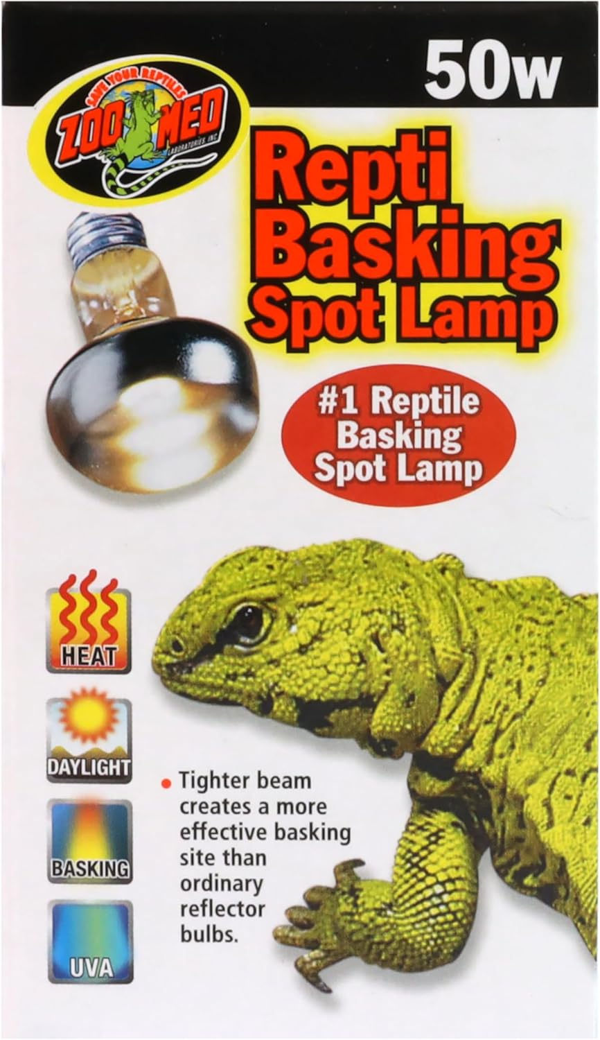 Authentic USA reptile habitat heat bulb top view