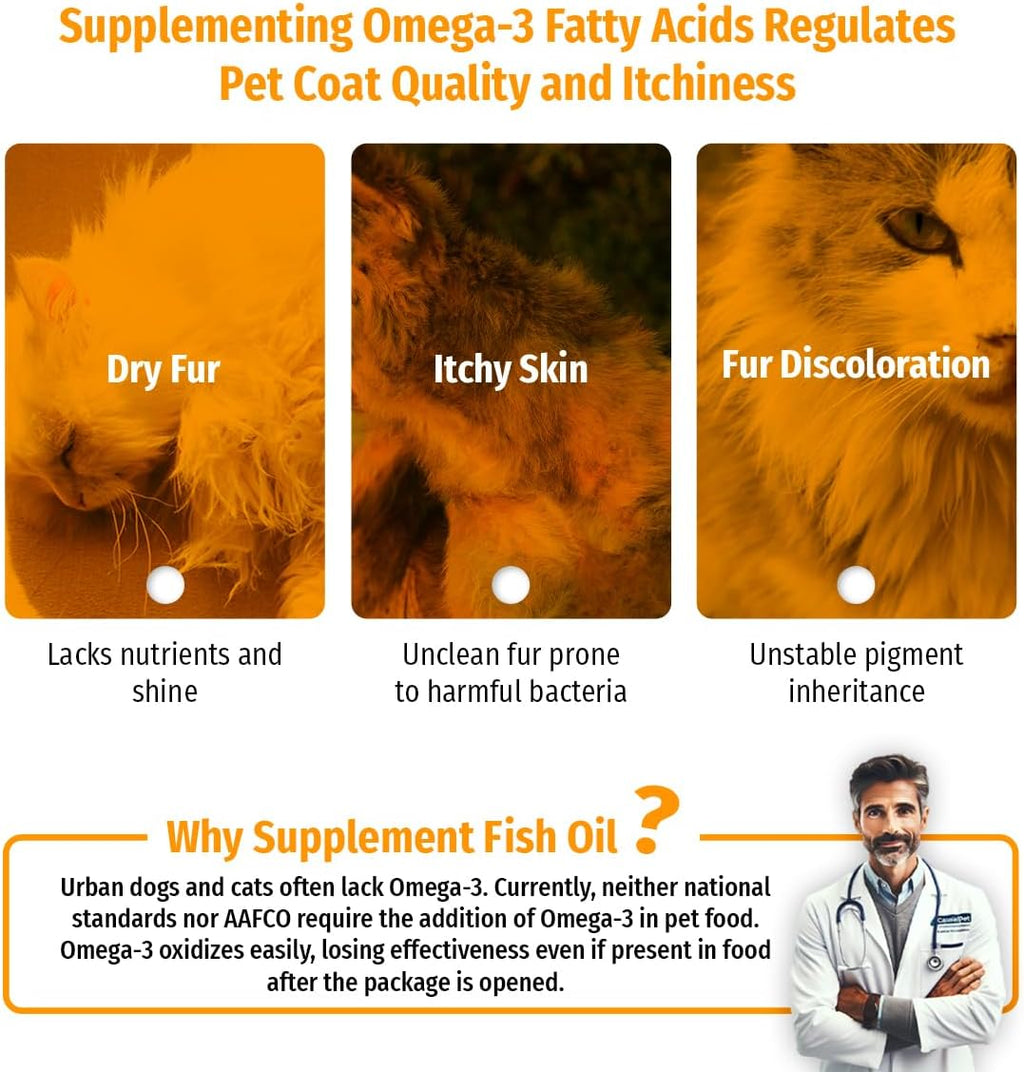 Pet Honesty premium omega three dog food topper bottle