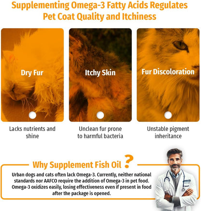 Pet Honesty premium omega three dog food topper bottle