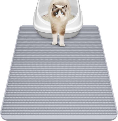 Filmicy Silicone Cat Litter Mat - 31' x 23' Waterproof Large Kitty Mat, Non-Slip, Durable, Easy Clean & Washable Cat Litter Tray Mat for Scatter Control - Image 9