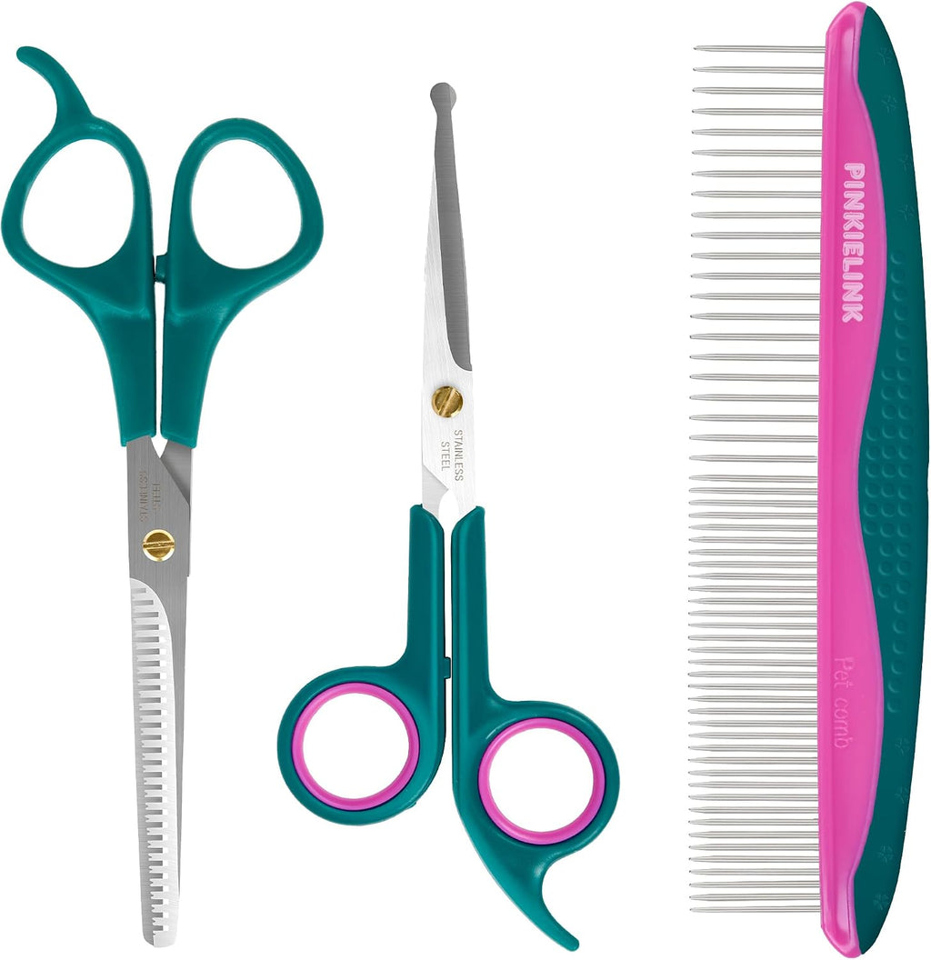 Professional grade pet grooming scissors for dogs and cats