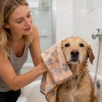Three pack set of USA imported small pet blankets displayed together.
