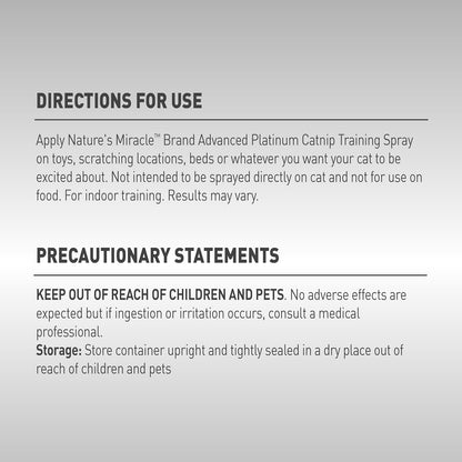 Authentic USA imported cat behavior spray packaging details