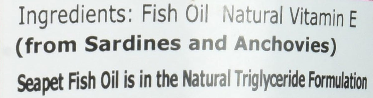 Authentic USA imported Sea Pet Omega Plus liquid fish oil bottle styled in a home setting highlighting its premium human-grade quality.