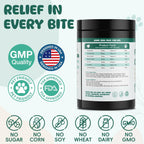 LHQR premium herbal extract flea and tick canine formula back panel instructions