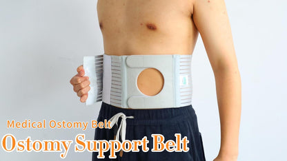 FIRRKEP parastomal hernia defense abdominal truss wrap showing the uniform compression weave.
