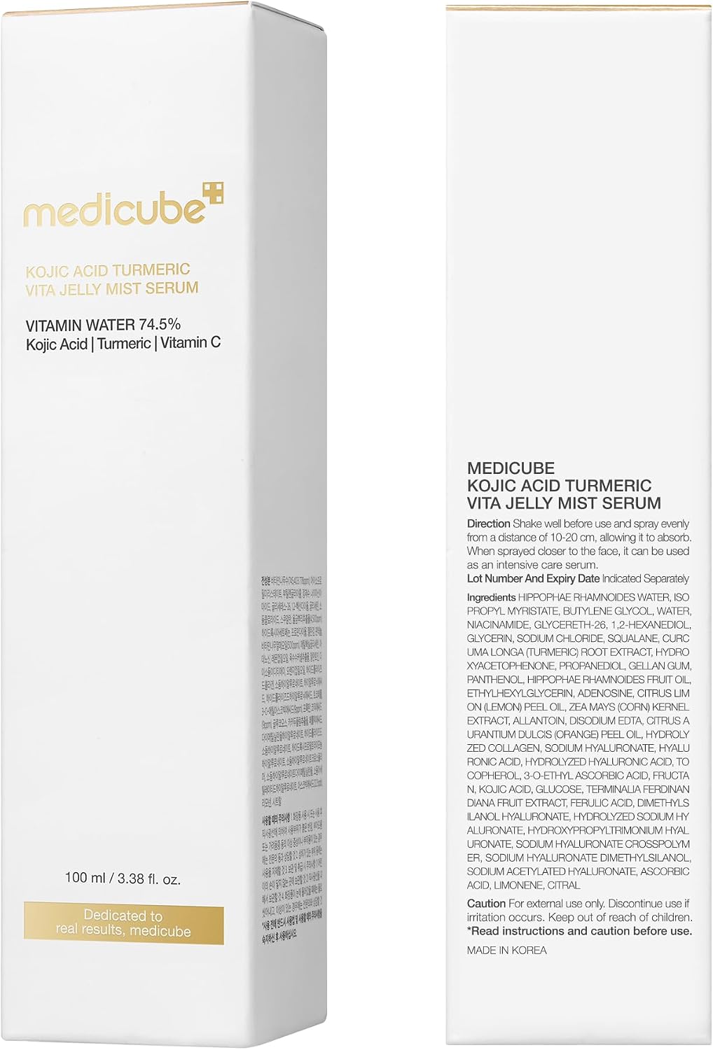 medicube Jelly Mist Serum with Kojic Acid Turmeric, Brightening Face Mist - Image 9