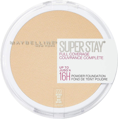 Maybelline Super Stay Full Coverage Powder Foundation Makeup, Up to 16 Hour Wear, Soft, Creamy Matte Foundation, Golden, 1 Count - Image 12