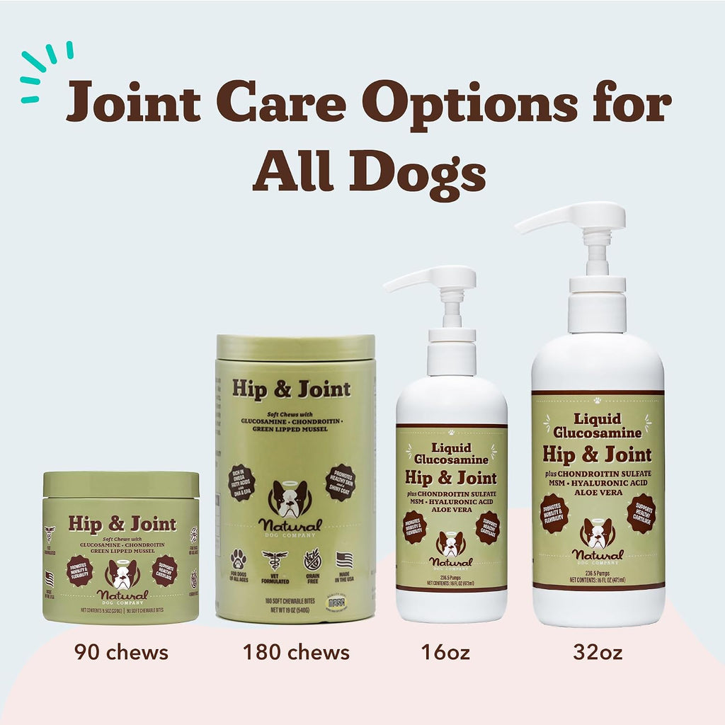 Natural Dog Company Liquid Glucosamine Hip & Joint Oil for Dogs, 16 oz, Extra Strength Cartilage & Joint Support, Helps Mobility and Eases Occasional Stiffness, Dog Vitamins & Supplements - Image 9