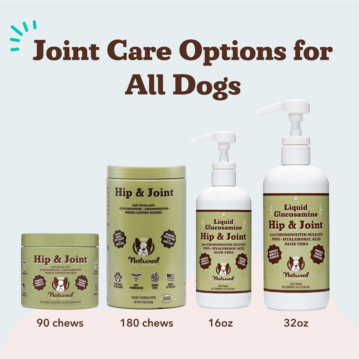 Natural Dog Company Liquid Glucosamine Hip & Joint Oil for Dogs, 16 oz, Extra Strength Cartilage & Joint Support, Helps Mobility and Eases Occasional Stiffness, Dog Vitamins & Supplements - Image 9