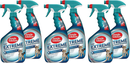 Simple Solution Extreme Cat Stain Eliminator, Stain Remover for Cats, Kitten Essentials, Floor Cleaner, Urine Destroyer, Carpet Cleaner Spray, Pet Odor Eliminator for Home, 32oz (Pack of 2) - Image 10