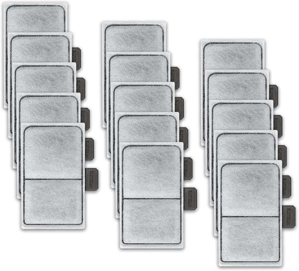 HiTauing fifteen pack filter cartridges front view package for desktop aquarium filtration