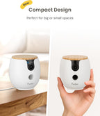 Furbo Mini 360 smart pet camera packaging and included accessories