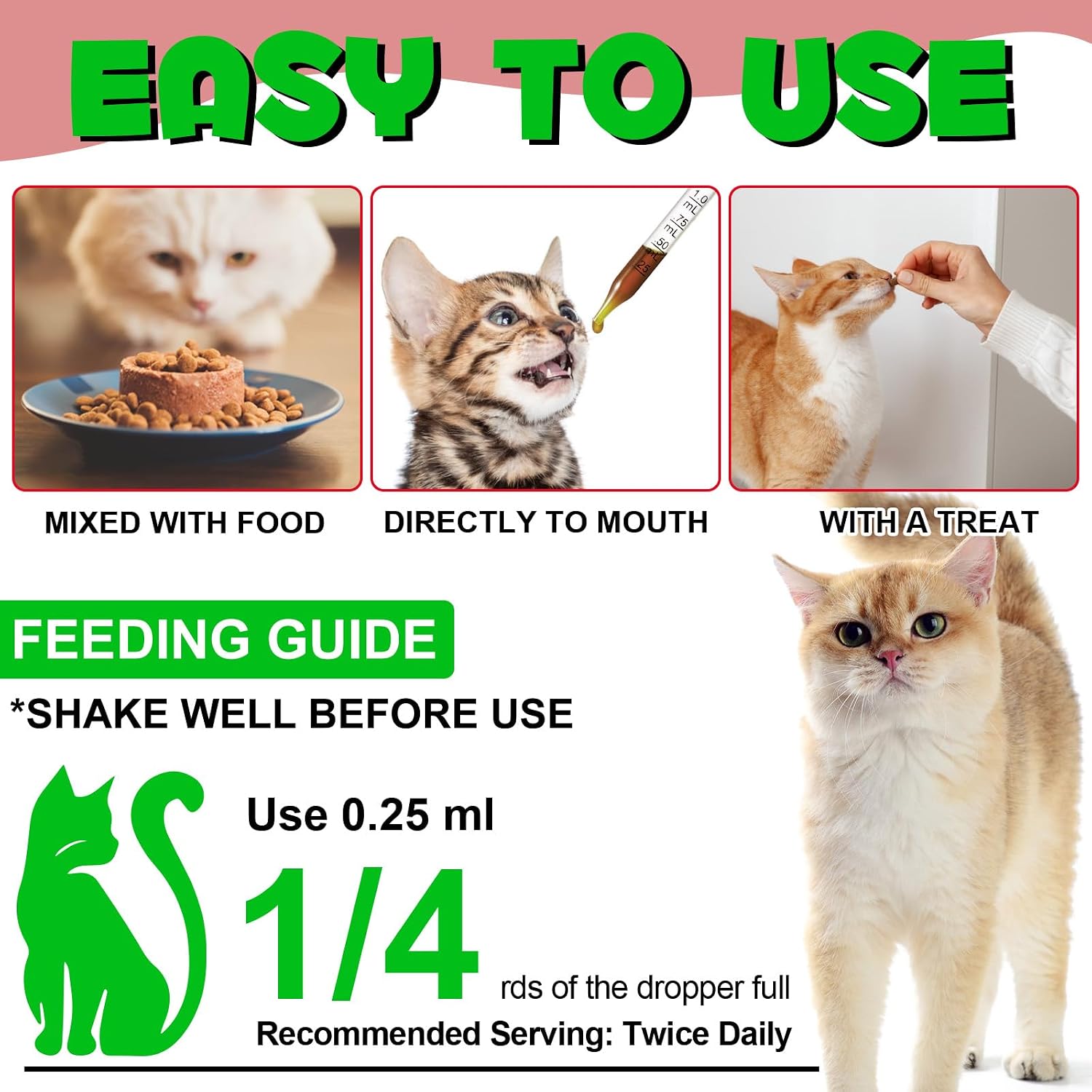 BTQAFVZT 60ml cat bladder control and stone support drops packaging
