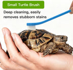 Aquatic turtle tank accessories kit with non slip handle design