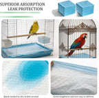 Pack of one hundred sheets of bird cage absorbent paper