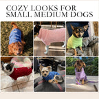 MengMengDa authentic imported acrylic fiber pet sweater fabric texture details