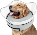 Supet Raised Inflatable Dog Cone Collar to Stop Licking, Soft Dog Cone Alternative After Surgery, Doggie Neck Donut Collar for Small Medium Large Dogs - Image 13