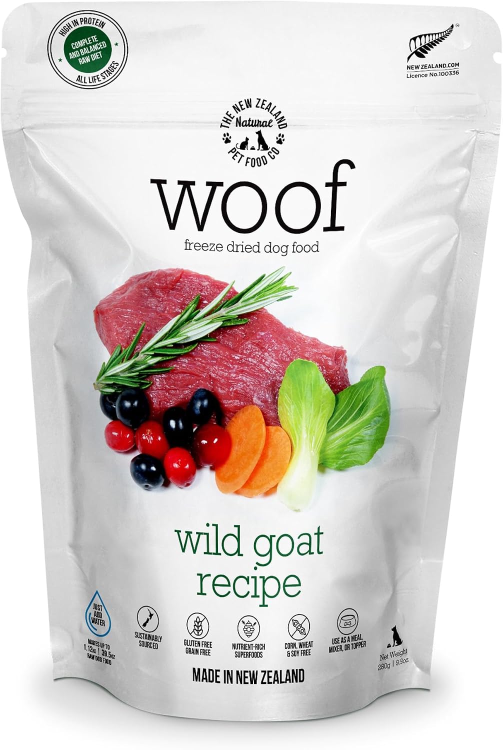 WOOF Wild Venison Freeze Dried Raw Dog Food, Mixer, or Topper, or Treat - High Protein, Natural, Limited Ingredient Recipe - 9.9 Ounce (Pack of 1) - Image 10