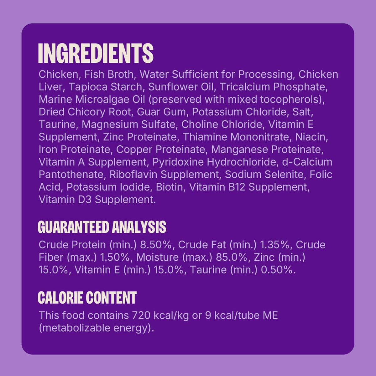 Cat eating Wellness chicken lickable puree from bowl
