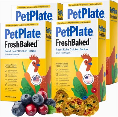PetPlate Trail Blazin' Beef FreshBaked Dry Dog Food Grain-Inclusive, Gently Baked and Air-Dried Human Grade Dog Food, Formulated with Prebiotics and Postbiotics, No Fillers or by-Products, 2lbs - Image 14