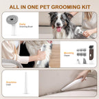 Ozumek grooming brush attachment with rounded metal pins for loose undercoat fur