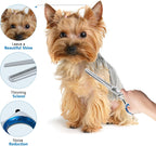 Side profile of Laazar Pro pet grooming scissors handle