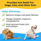 Ketoconazole and chlorhexidine pet wipes packaging details