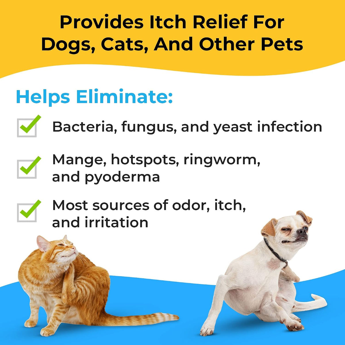 Ketoconazole and chlorhexidine pet wipes packaging details